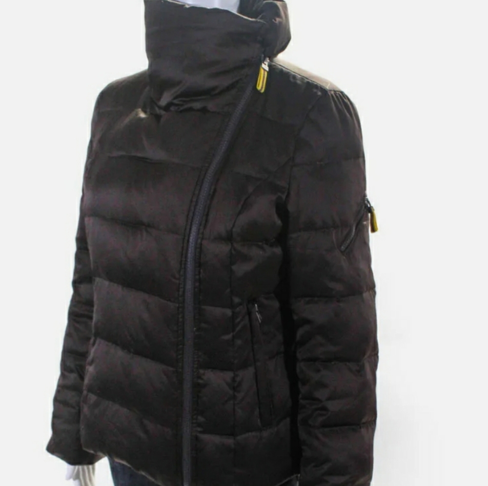 MARK NEW YORK WOMEN'S FRONT ZIP DOWN QUILTED JACKET SZ SMALL (BROWN 🤎)